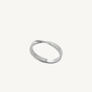 Viv Twisted Ring-Silver